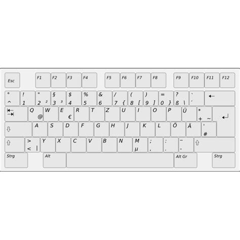 Microsoft German Keyboard Layout