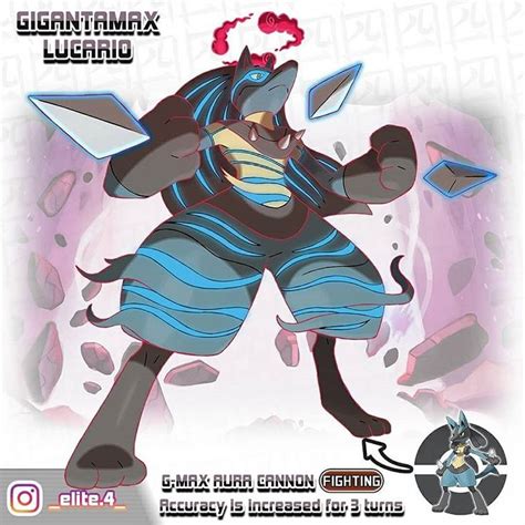 Élite4 On Instagram Sinnoh Confirmed Meet Gigantamax Lucario The