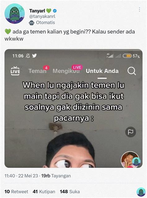 Tanyarl 💚 On Twitter Tanyarl Serius Ada Yg Kayak Gini Ini Cuma Pacar Loh Udah Kek Orang Tua