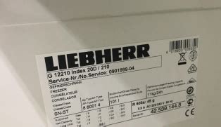Расшифровка маркировки холодильников Liebherr