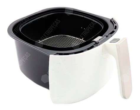 Gaveta Da Cesta Fritadeira Airfryer Philips Walita Original Frete Gr Tis