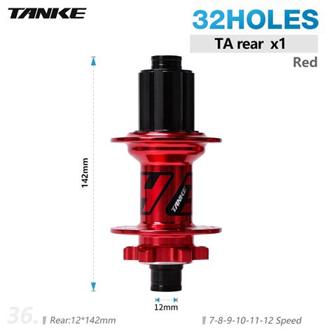 Tanke Bike Holes Hub Pawls Mtb Sealed Bearing Freehub Front And