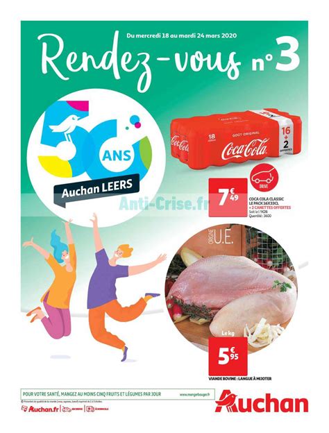 Anti Crise Fr Catalogue Auchan Local Du Au Mars Leers