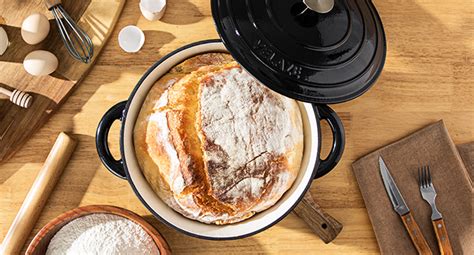 Velaze 7 5 Qt Dutch Oven Pot With Lid Enameled Cast Iron Dutch Oven With Dual Handles For