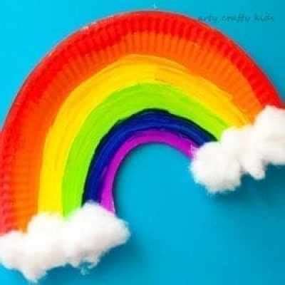 Rainbow Craft - Over 20 Colorful Kids Crafts - A More Crafty Life