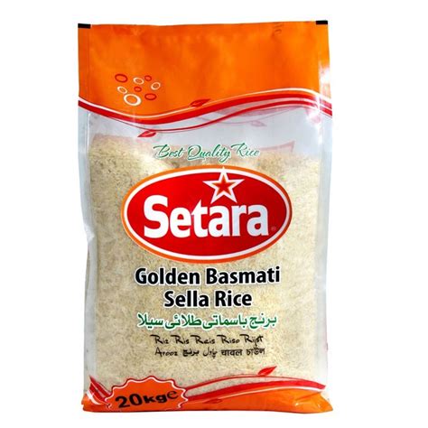 Setara Golden Basmati Sella 20kg 2Tees Foods Your One Stop Afro