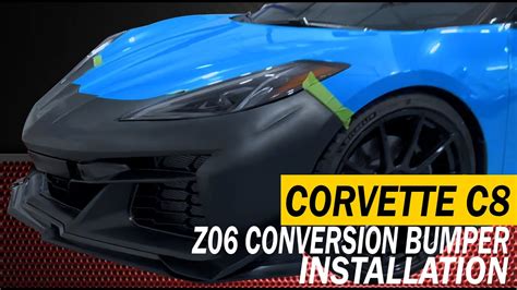 Corvette C8 With The Z06 Conversion Full Bumper Kit Extreme Online