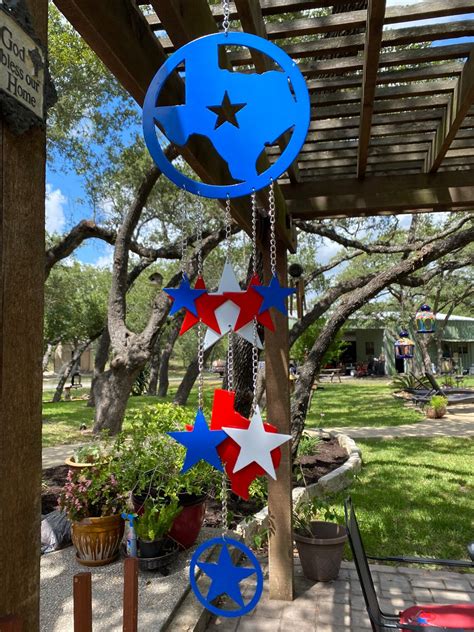 Wind Chimes Texas Wind Chimes Custom Made Etsy