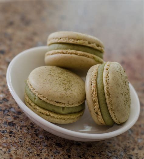 Matcha Green Tea Macarons The Baked Road