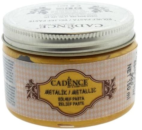 Cadence Metallic Relief Pasta 150 Ml Goud IHobby