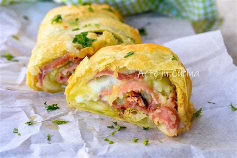 ROTOLO DI SFOGLIA CON MELANZANE E SPECK Facile E VELOCE