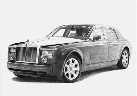 Rolls Royce Drawing at PaintingValley.com | Explore collection of Rolls ...