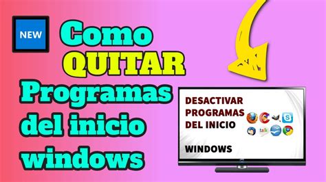 Como Quitar Programas Inicio Windows Quitar Programas Que Se Inician