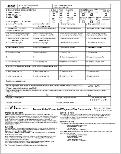 How To Fill Out And File W3c Form