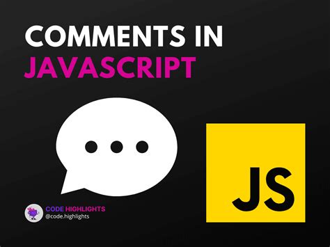 How To Write Comments In Javascript Code Highlights