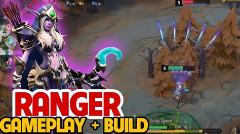 Autochess Moba Egersis Ranger Dps Ranged Poke Gameplay Build