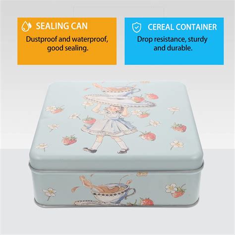 Cookie Tins With Lids Empty Metal Tins Box T Candy Tin Box