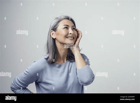Old Woman Side Profile White Background Hi Res Stock Photography And