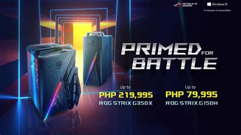 Asus Launches Rog Strix Pre Built Desktops