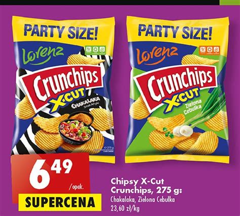 Promocja Chipsy Zielona Cebulka Crunchips X Cut W Biedronka