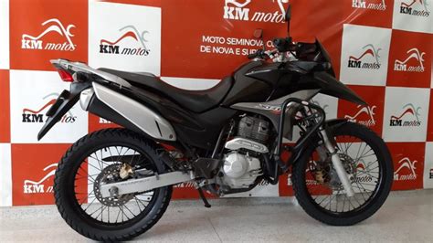 Honda XRE 300 Abs 2010 Preta KM Motos Sua Loja De Motos Semi Novas