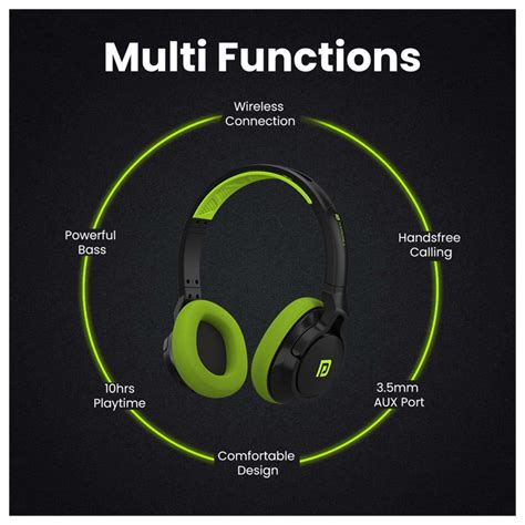 Buy Portronics Muffs M Wireless Bluetooth Over Ear Headphone Powerful