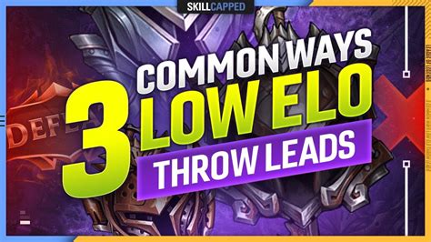 Cách Xem Elo Lol The 3 Most Common Ways That Low Elo Players Throw