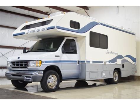 Ford E 350 Superduty Triton V10 Motorhome Class C Camper Rv Van 30k Miles Canopy Used Ford E