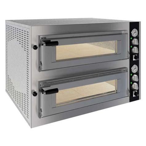 PROFILINE Pizzaofen 2 Backkammer für 8 x Ø 34 cm Pizzaöfen