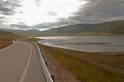 Radweg Norwegen von Tromsø zum Nordkap Abschnitt Olderfjord Honningsvåg