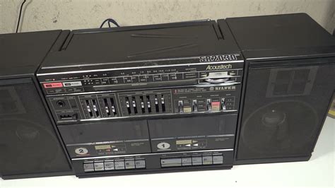 Radio Grabador Tape Player Silver Rs2030 Japan 1987 Restauracion P2 Youtube