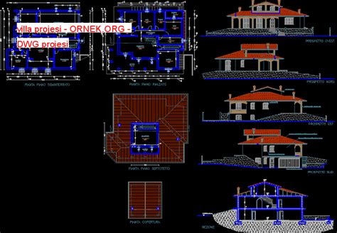 Villa Projesi Dwg Projesi Autocad Projeler 29904 Hot Sex Picture