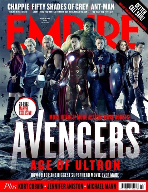 Avengers: Age Of Ultron Empire Magazine Covers Revealed