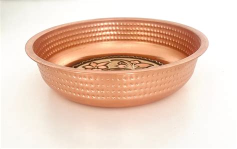 Copper Bath Bowl Handmade Turkish Bowl Copper Bowl Embroidered Bowl Turkish Bath Etsy