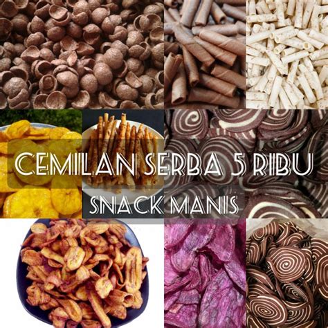 Jual Cemilan Serba Ribu Cemilan Manis Snack Serba Snack