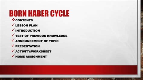 Born Haber Cycle Ppt