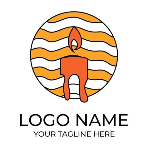 Premium Vector | Bonfire logo design template illustration