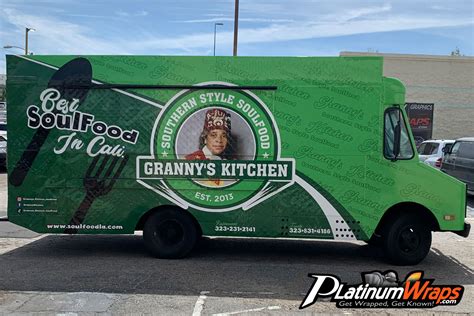 Soulfood Food Truck Wrap Platinum Wraps San Bernardino