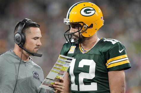 Aaron Rodgers Rumors Jets Nathaniel Hackett Hire Sparks Thoughts Of