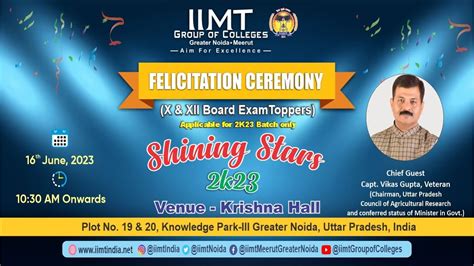 Shining Star K Class X And Xii Board Toppers Felicitation Ceremony