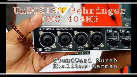 #behringer #U-phoria #UMC404HD #Audio Interface #Soundcard Review ...