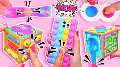 💥🎉😍 10 Diy Best Compilation Tiktok Pop It Fidget Toys Viral Tiktok How