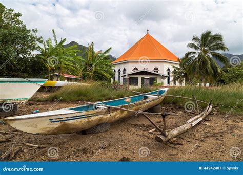 Cathedral In French Polynesia Stock Image Image Of Building Bora