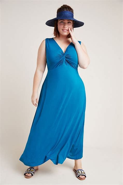 Camilla Maxi Dress Anthropologie Plus Size Line Popsugar Fashion Uk