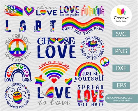 LGBT Pride SVG Bundle | Creative Vector Studio