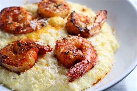 Spicy Shrimp Creamy Polenta The Food Joy