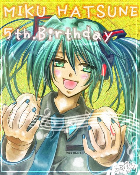 【vocaloid】初音ミクお誕生日おめでとう！ 風羽めぐみ さんのイラスト ニコニコ静画 イラスト