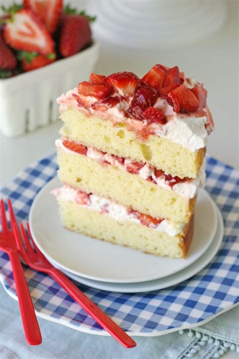 The Best Strawberry Shortcake Cake Glorious Treats