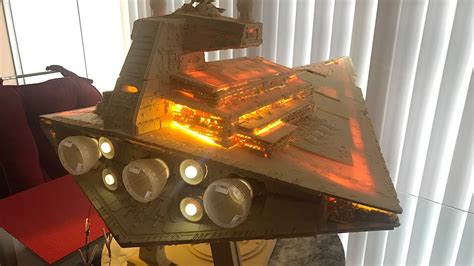 Star Wars 42 Inch Star Destroyer Kit Randy Cooper Using Magnets On