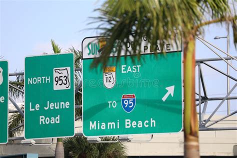 Freeway To Miami Sign Photos Free And Royalty Free Stock Photos From